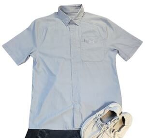 Under Armour Drift Tide 2.0 Shirt Mens M Muted Gray UPF 30 Sun Protection
